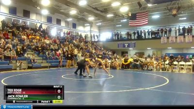 132 lbs Quarterfinals (8 Team) - Tex Edge, East Laurens vs JACK FOWLER, Commerce Hs