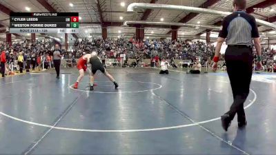 126 lbs Cons. Semi - Weston Forrie Dukes, Pahranagat Valley vs Cyler Leeds, Lincoln