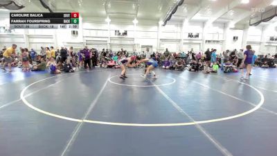 131 lbs Round Robin 3 - Caroline Balica, SouthTown Savages-Girls vs Farrah Fourspring, Backyard Barbies Purple