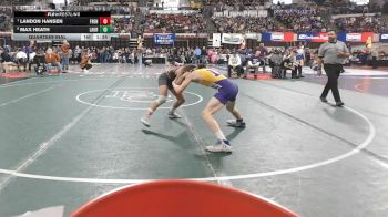 A - 110 lbs Quarterfinal - Landon Hansen, Frenchtown vs Max Heath, Laurel