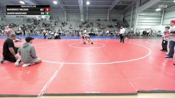 85 lbs Rr Rnd 2 - Maverick Wilson, Mat Warriors Red vs Jaxon Mancuso, Revival Orange