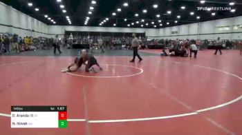 145 lbs Prelims - Oscar Aranda III, CA vs Nick Novak, MN