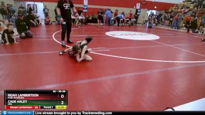 35-38 lbs Round 5 - Cade Haley, HRA vs Noah Lambertson, PVBC WARRIORS