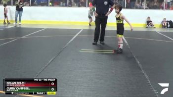 52 lbs Champ. Round 1 - Nolan Rolph, U.P. Elite Wrestling vs Curry Campbell, Mat Psychos