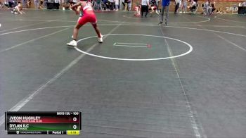 100 lbs Cons. Semi - Dylan Ilc, Lake Catholic vs JVeon Hughley, Kenmore Wrestling Club