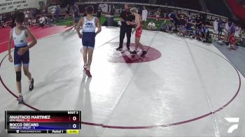 132 lbs Champ Round 1 (16 Team) - Anastacio Martinez, New Mexico vs Rocco DeCaro, Temecula Valley