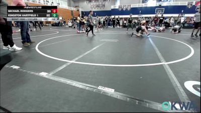 112 lbs 3rd Place - MICHAEL RODGERS, Shelton Wrestling Academy vs Kingston Hartfield 1, OKC Saints Wrestling