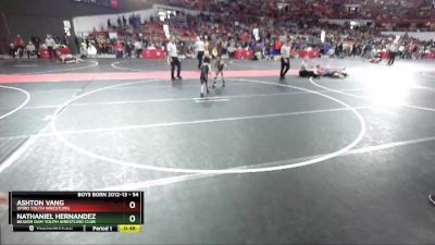 54 lbs Cons. Round 3 - Ashton Vang, Omro Youth Wrestling vs Nathaniel Hernandez, Beaver Dam Youth Wrestling Club