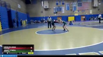 110 lbs Cons. Round 2 - Jocelyn Arias, Sunnyside vs Jersey O`Neill, Woodland