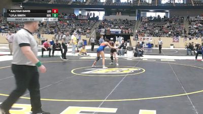 120 lbs Semifinal - Aaliyah Davis, Lafayette vs Lyla Smith, Boyle County