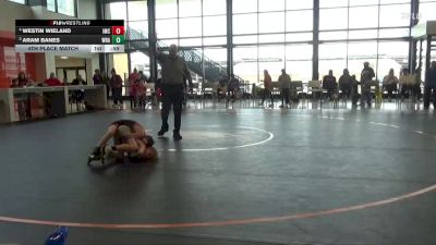 86 lbs 4th Place Match - Aram Banes, Wrath vs Westin Wieland, Indee Mat Club