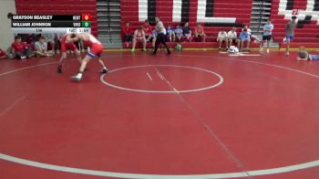 106 lbs Round 2 (4 Team) - William Johnson, Vestavia Hills vs Grayson Beasley, Hewitt-Trussville