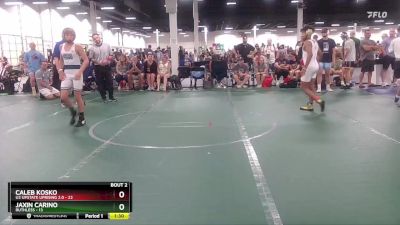 110 lbs Round 1 (4 Team) - Caleb Kosko, U2 Upstate Uprising 2.0 vs Jaxin Carino, Ruthless