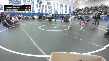 110 lbs 5th Place Match - Catarina Sanchez, Bell Gardens vs Melissa Acosta, West Covina