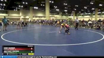 114 lbs Round 8 (10 Team) - Brittany Vincens, Charlie`s Angels-FL vs Zoey Barber, Nebraska Tsunami