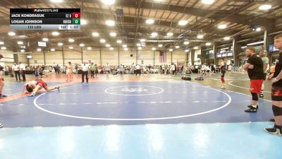 120 lbs Rr Rnd 1 - Jack Kondrasuk, FZ Crew - HSB vs Logan Johnson, Ground Up USA (BLUE) - HSB