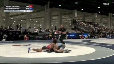 65 kg Champ. Rd Of 32 - Savion Haywood, Iguana Athletics Wrestling Club vs Zachary Covolo, Northwest College