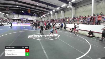 95 lbs Quarterfinal - Wayne Nagel, High Elevation Wrestling Club vs Tomas Benavides, Rise Above