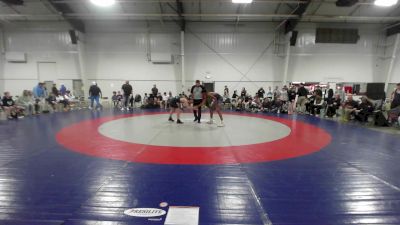 130 lbs Semifinal - Malachi Burris, RWA Black MS vs Cody Buenger, Level Up Wrestling MS