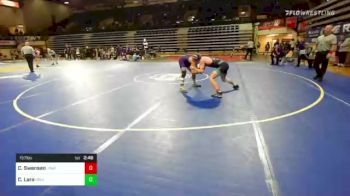 157 lbs Consolation - Cael Swensen, Unattached-South Dakota State vs Cayd Lara, Northern Iowa