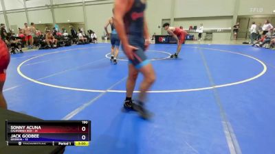 190 lbs Placement Matches (16 Team) - Sonny Acuna, California Red vs Jack Godbee, Georgia