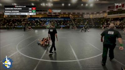 130 lbs Champ. Round 1 - Sophia Stevens, Charles City vs Caroline Pohlman, Linn-Mar