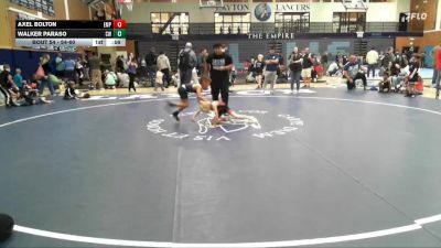 54-60 lbs Round 1 - Walker Paraso, Charger WC vs Axel Bolton, Empire