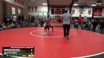 Round 3 - Christian Delaney, Fort Madison Wrestling Club vs Braxton Drew, Waco