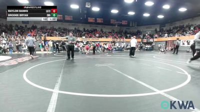 100 lbs Rr Rnd 2 - Raylon Banks, Lone Grove Takedown Club vs Brodee Bryan, Shelton Wrestling Academy