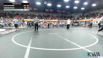 100 lbs Rr Rnd 2 - Raylon Banks, Lone Grove Takedown Club vs Brodee Bryan, Shelton Wrestling Academy