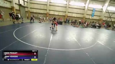 63 lbs Cons. Round 2 - Knox Peasley, WA vs John Visaggio, NM