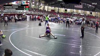 100 lbs Champ. Round 2 - Cole Stepanek, GI Grapplers vs Christian Thomas, Nebraska Boyz
