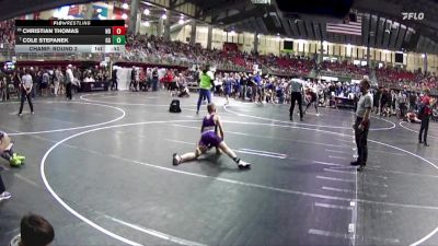 100 lbs Champ. Round 2 - Cole Stepanek, GI Grapplers vs Christian Thomas, Nebraska Boyz