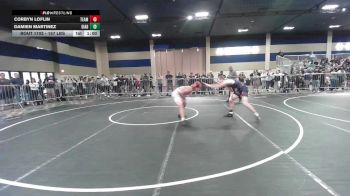 157 lbs Round Of 128 - Damien Martinez, Diablo Grande WC vs Corbyn Loflin, Team Washington