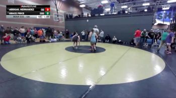 138 lbs Cons. Round 3 - Abbigail Hernandez, Cougar Wrestling Club vs Grace Price, St. Maries Wrestling Club