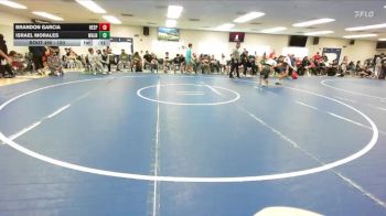 120 lbs Cons. Round 3 - Brandon Garcia, Hesperia vs Israel Morales, Walnut