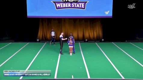 Weber State University - Kaitlyn Aquino & Will Hemsley [2026 Coed Partner Stunt] 2026 UCA & UDA College Cheerleading and Dance Team National Championship