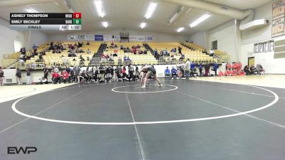 145 lbs Final - Ashely Thompson, Rogers High School Girls vs Emily Beckley, Broken Arrow Girls HS