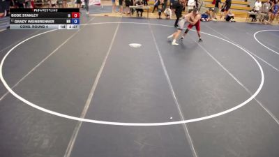 165 lbs Cons. Round 4 - Bode Stanley, IA vs Grady Weinbrenner, MN