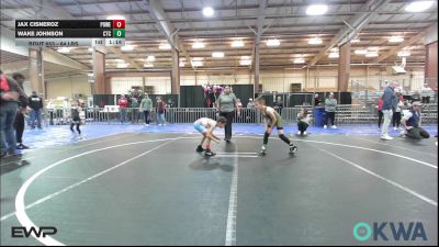 64 lbs Final - Jax Cisneroz, Powerhouse Blue vs Wake Johnson, Comanche Takedown Club