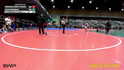 75 lbs Consolation - Berringer (Berry) Robbins, Greater Heights Wrestling vs Ross Stegeman, Raw Wrestling Club