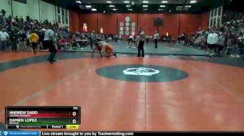 152 lbs Quarterfinal - Andrew Dado, Chicago (MARIST) vs Damien Lopez, DEKALB