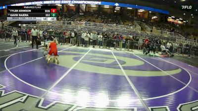 113 1A Cons. Round 1 - Tyler Johnson, Wewahitchka vs Gavin Najera, Bell Creek