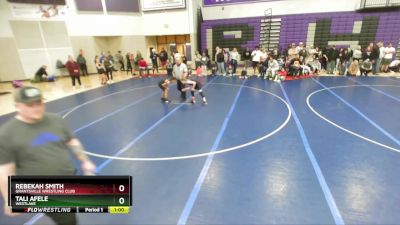 76-83 lbs Round 1 - Rebekah Smith, Grantsville Wrestling Club vs Tali Afele, Westlake