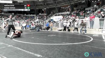 75 lbs Quarterfinal - Keegan Davis, Morris Wrestling Association vs Kaiden Toppah, Jay Wrestling Club