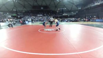 Boys 3A 113 lbs Champ. Round 2 - Jairus Siasat, Decatur vs Trey Baldwin, West Seattle