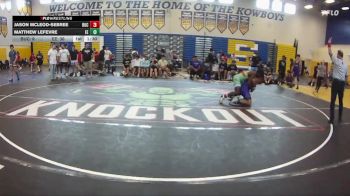 165 lbs Round 4 (8 Team) - Matthew Lefevre, Eagle Empire vs Jason McLeod-Sebree, Buchholz