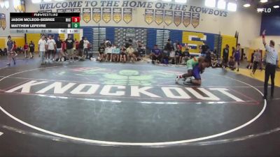 165 lbs Round 4 (8 Team) - Matthew Lefevre, Eagle Empire vs Jason McLeod-Sebree, Buchholz