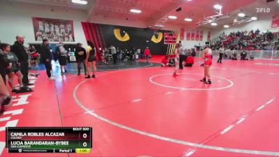 100 lbs Cons. Round 2 - Lucia Barandaran-Bybee, San Clemente vs Camila Robles Alcazar, Colony