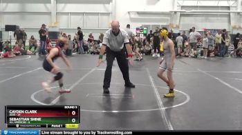 72 lbs Round 5 (8 Team) - Cayden Clark, ACES vs Sebastian Shine, All American